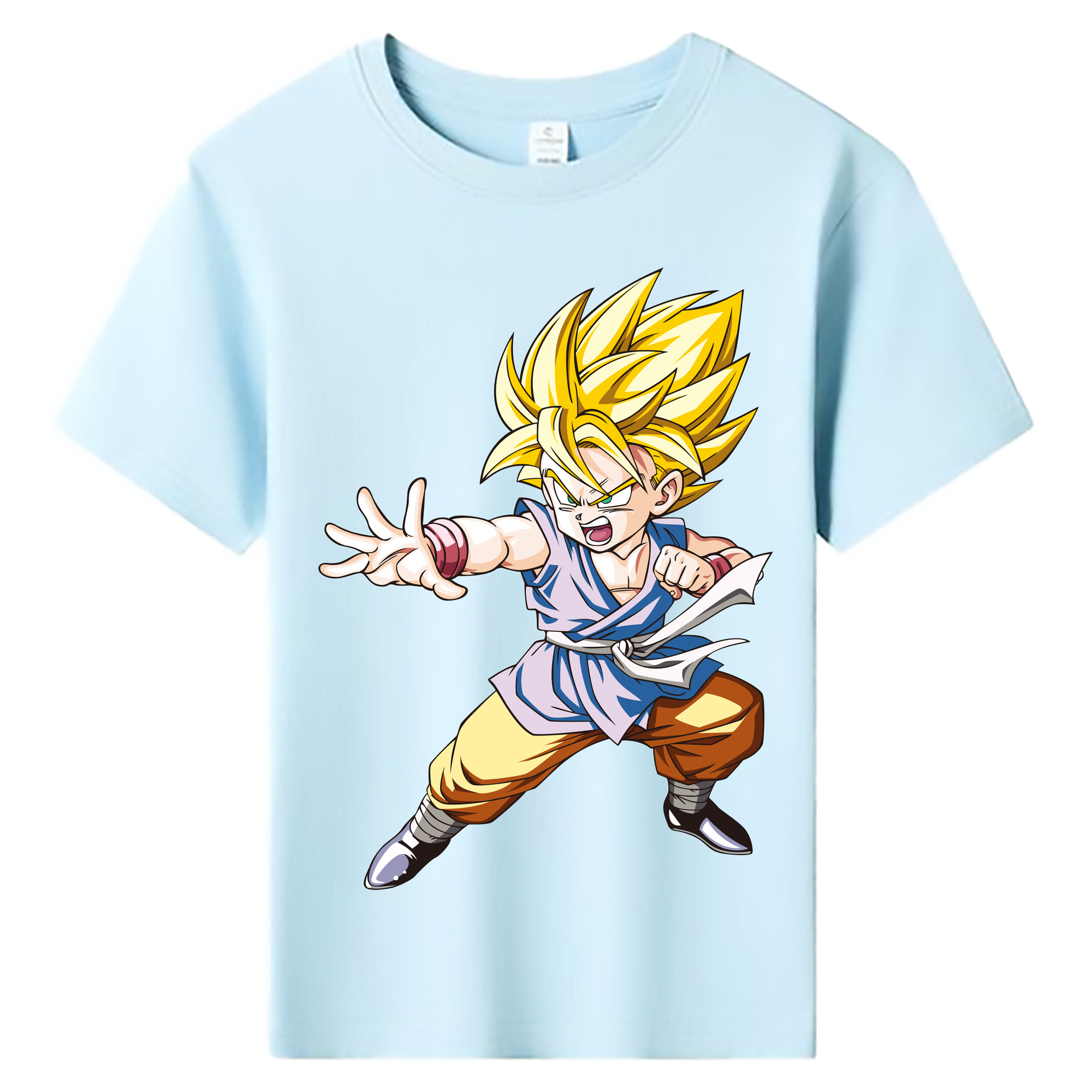 （画像用） ドラゴンボール ベジット DRAGON BALL Vegetto 綿100％キッズTシャツ（フロントプリント）